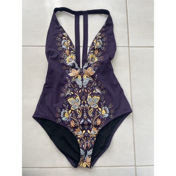 Urban Outfitters Out From Under Swim One Piece Swimsuit Purple Swimwear - Picture 1 of 8